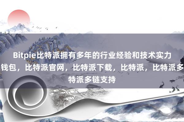 Bitpie比特派拥有多年的行业经验和技术实力比特派钱包，比特派官网，比特派下载，比特派，比特派多链支持