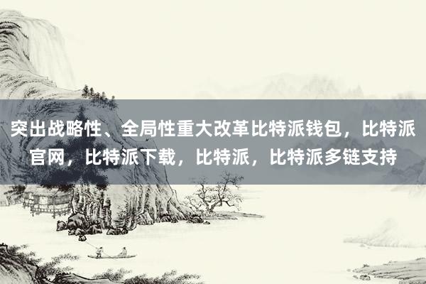 突出战略性、全局性重大改革比特派钱包，比特派官网，比特派下载，比特派，比特派多链支持