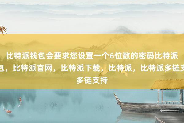 比特派钱包会要求您设置一个6位数的密码比特派钱包，比特派官网，比特派下载，比特派，比特派多链支持