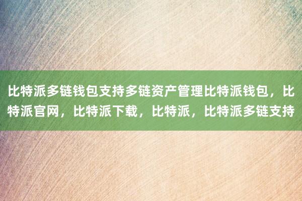 比特派多链钱包支持多链资产管理比特派钱包，比特派官网，比特派下载，比特派，比特派多链支持